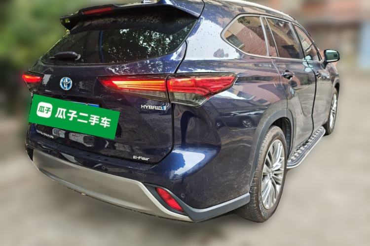 Used Toyota Highlander 2022 Dual-Engine 2.5L Four-Wheel Drive Prestige Version 7 Seats Rear Right 45 Deg