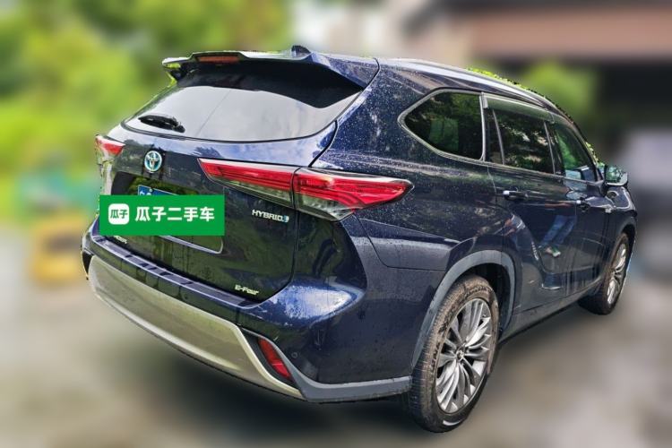 Used Toyota Highlander 2022 Dual-Engine 2.5L Four-Wheel Drive Luxury Edition 7 Seats Rear Right 45 Deg