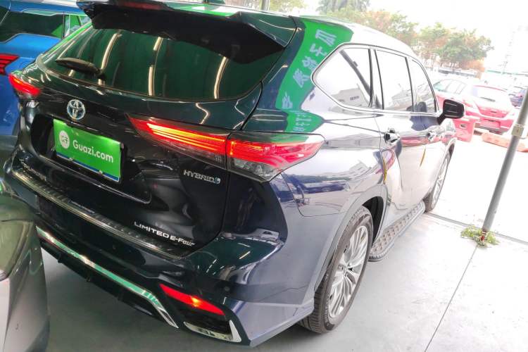 Used Toyota Highlander 2022 Dual-Engine 2.5L Four-Wheel Drive Supreme Edition 7-Seater Rear Right 45 Deg