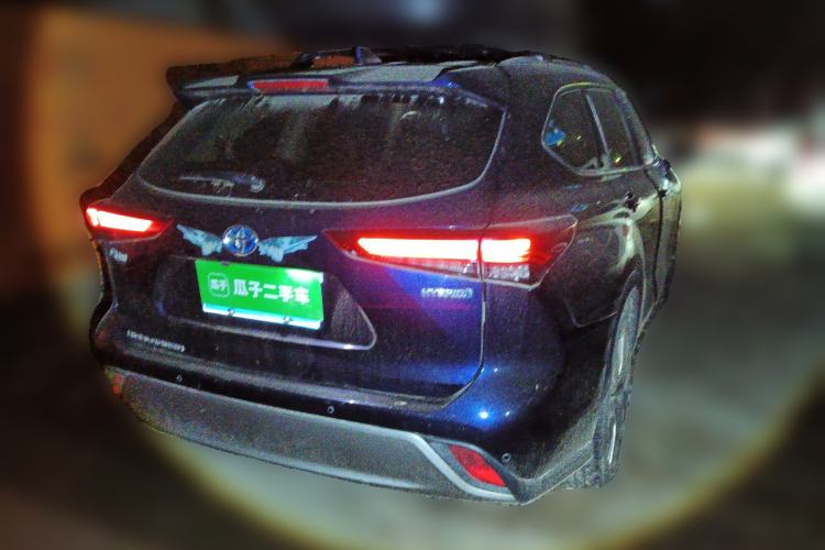 Used Toyota Highlander 2022 Dual-Engine 2.5L Two-Wheel Drive Prestige Edition 7-Seater Rear Right 45 Deg