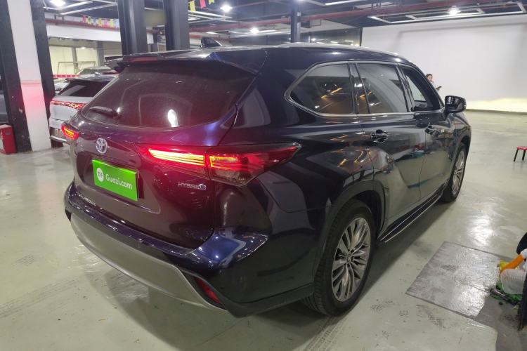 Used Toyota Highlander 2022 Dual-Engine 2.5L Two-Wheel Drive Prestige Edition 7-Seater Rear Right 45 Deg