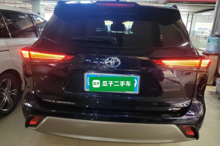 Used Toyota Highlander 2022 Dual-Engine 2.5L Four-Wheel Drive Prestige Version 7 Seats Rear