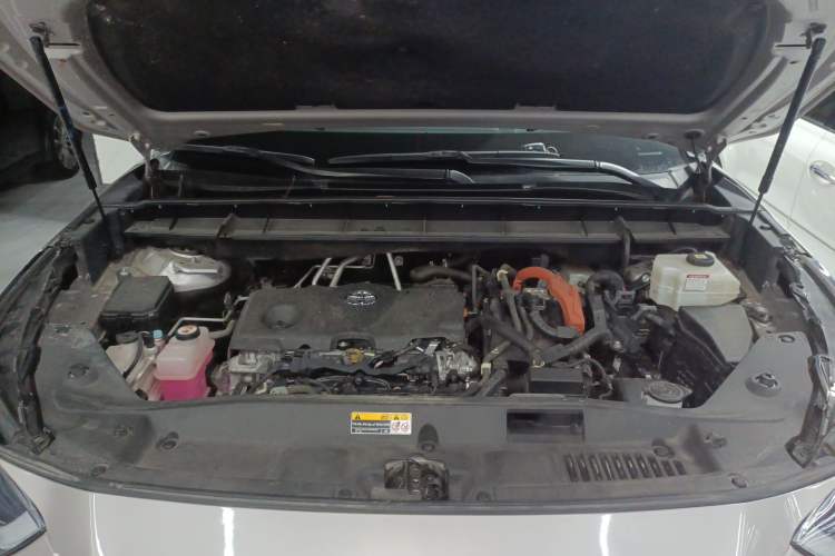 Used Toyota Highlander 2022 Dual-Engine 2.5L Four-Wheel Drive Prestige Version 7 Seats Engine Bay