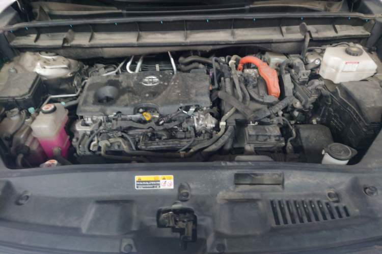 Used Toyota Highlander 2022 Dual-Engine 2.5L Four-Wheel Drive Prestige Version 7 Seats Engine Bay