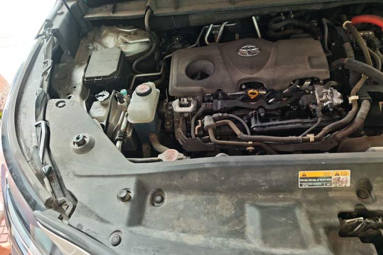 Used Toyota Highlander 2022 Dual-Engine 2.5L Four-Wheel Drive Supreme Edition 7-Seater Engine Bay Right