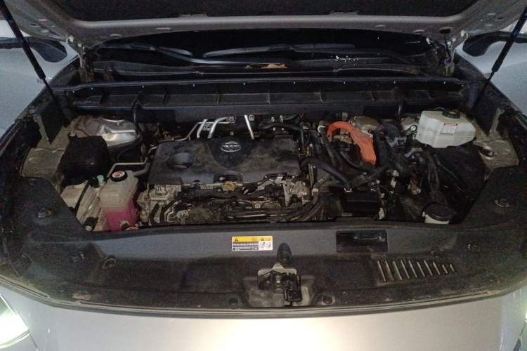 Used Toyota Highlander 2022 Dual-Engine 2.5L Two-Wheel Drive Prestige Edition 7-Seater Engine Bay