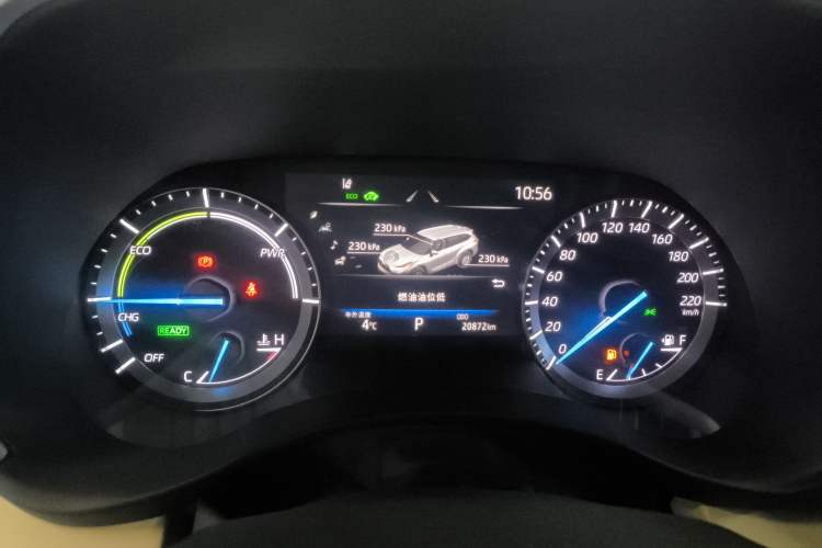 Used Toyota Highlander 2022 Dual-Engine 2.5L Two-Wheel Drive Prestige Edition 7-Seater Instrument Cluster