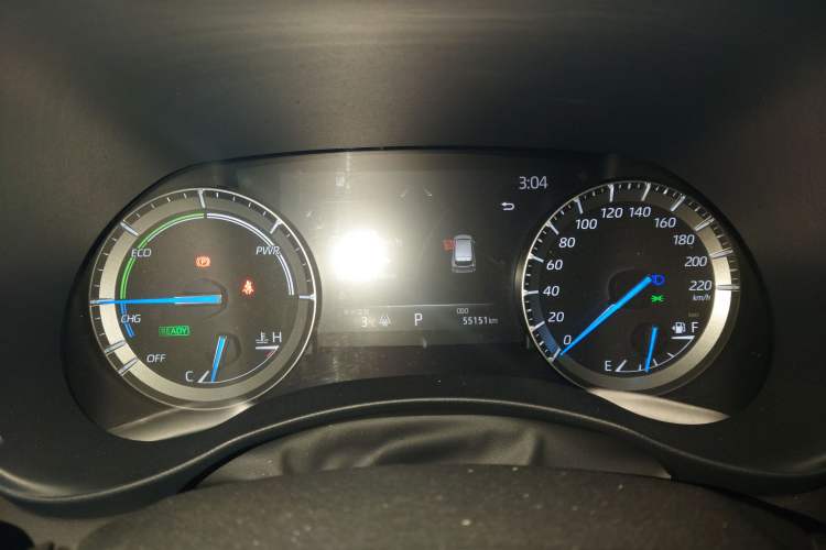 Used Toyota Highlander 2022 Dual-Engine 2.5L Four-Wheel Drive Prestige Version 7 Seats Instrument Cluster