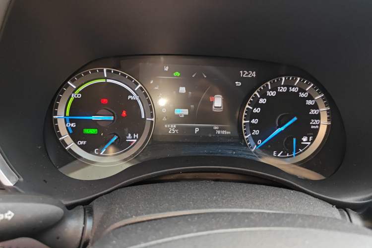 Used Toyota Highlander 2022 Dual-Engine 2.5L Four-Wheel Drive Prestige Version 7 Seats Instrument Cluster