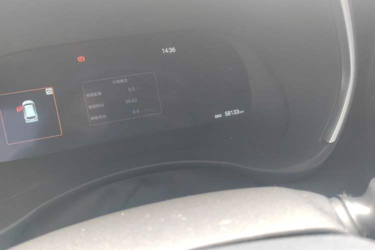 Used Toyota Highlander 2022 Dual-Engine 2.5L Four-Wheel Drive Supreme Edition 7-Seater Odometer Close Up