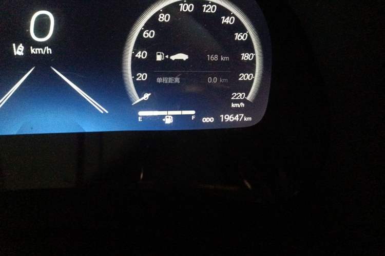 Used Toyota Highlander 2022 Dual-Engine 2.5L Two-Wheel Drive Prestige Edition 7-Seater Odometer Close Up