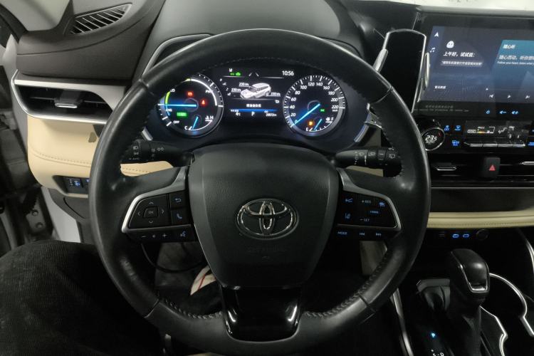 Used Toyota Highlander 2022 Dual-Engine 2.5L Two-Wheel Drive Prestige Edition 7-Seater Steering Wheel