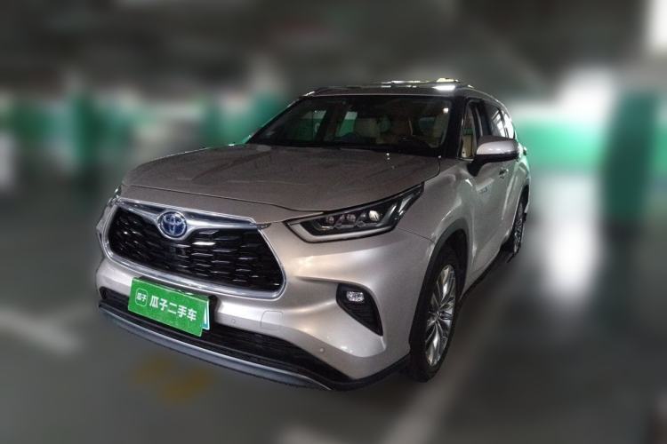 Used Toyota Highlander 2022 Dual-Engine 2.5L Two-Wheel Drive Prestige Edition 7-Seater Guazi used car, China used car export, Used car for sale, Used cars, Cheapest cars for sale