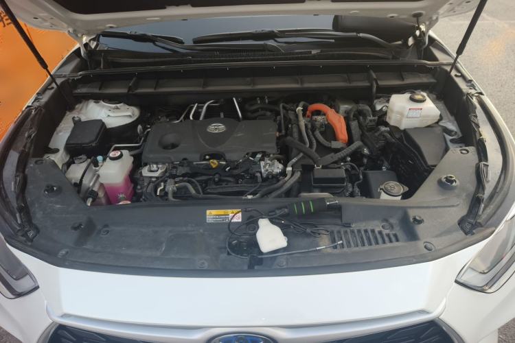 Used Toyota Highlander 2022 Dual-Engine 2.5L Four-Wheel Drive Prestige Version 7 Seats Engine Bay
