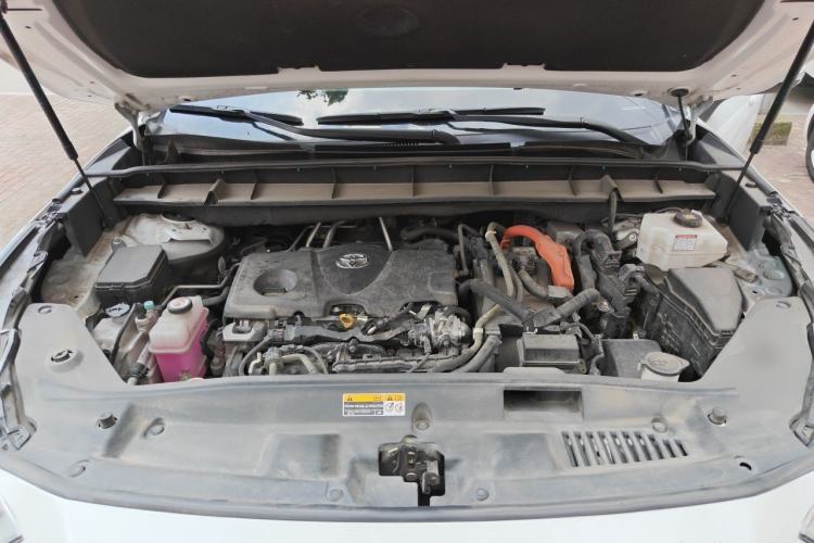 Used Toyota Highlander 2022 Dual-Engine 2.5L Four-Wheel Drive Prestige Version 7 Seats Engine Bay