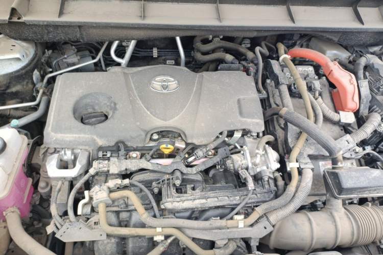 Used Toyota Highlander 2022 Dual-Engine 2.5L Four-Wheel Drive Prestige Version 7 Seats Engine Bay