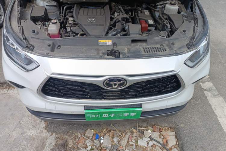 Used Toyota Highlander 2022 380T Four-Wheel Drive Prestige Edition 7-Seater Engine Bay