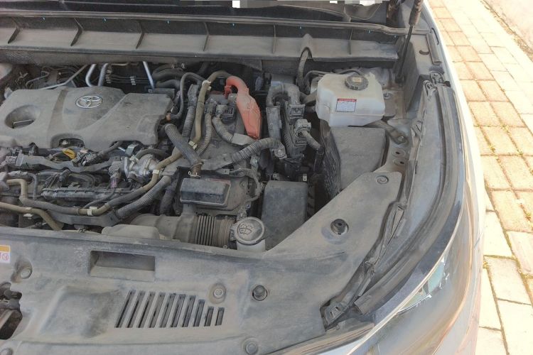 Used Toyota Highlander 2022 Dual-Engine 2.5L 4x4 Elite Edition 7-Seater Engine Bay Left