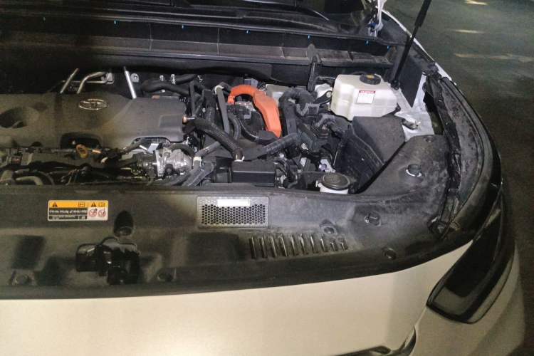 Used Toyota Highlander 2022 Dual-Engine 2.5L Four-Wheel Drive Supreme Edition 7-Seater Engine Bay Left