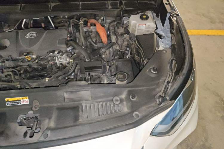 Used Toyota Highlander 2022 Dual-Engine 2.5L Four-Wheel Drive Supreme Edition 7-Seater Engine Bay Left