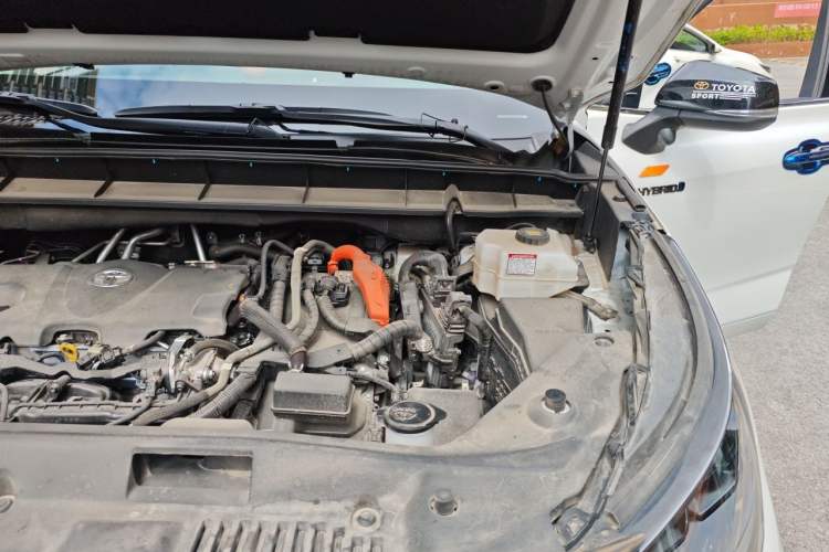 Used Toyota Highlander 2022 Dual-Engine 2.5L Four-Wheel Drive Prestige Version 7 Seats Engine Bay Left