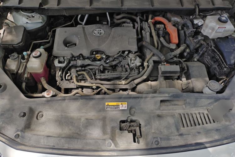 Used Toyota Highlander 2022 Dual-Engine 2.5L Four-Wheel Drive Prestige Version 7 Seats Engine Bay