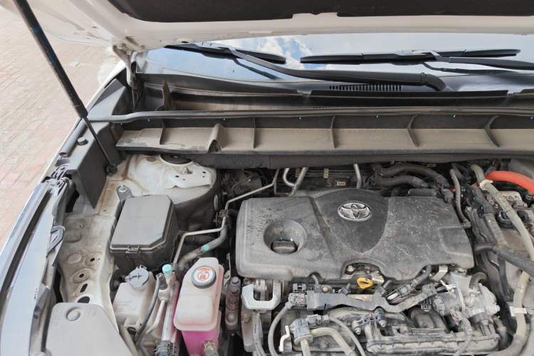 Used Toyota Highlander 2022 Dual-Engine 2.5L Four-Wheel Drive Prestige Version 7 Seats Engine Bay Right