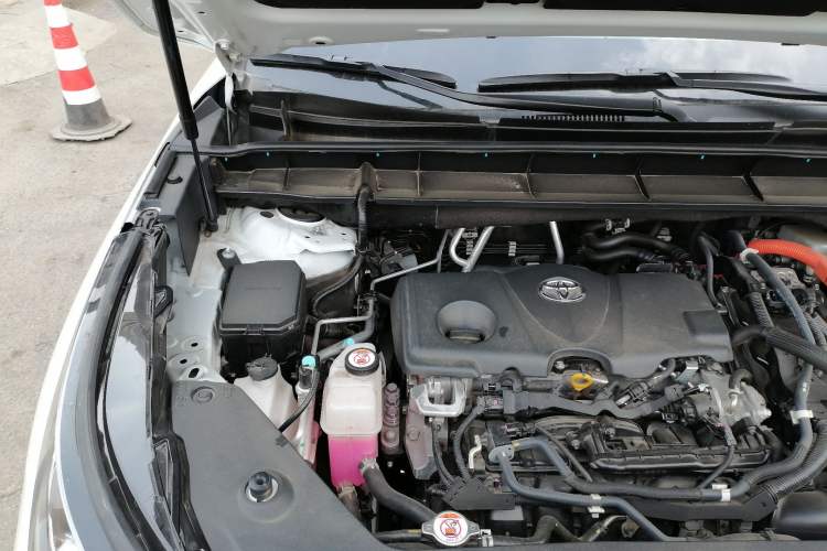 Used Toyota Highlander 2022 Dual-Engine 2.5L Four-Wheel Drive Supreme Edition 7-Seater Engine Bay Right