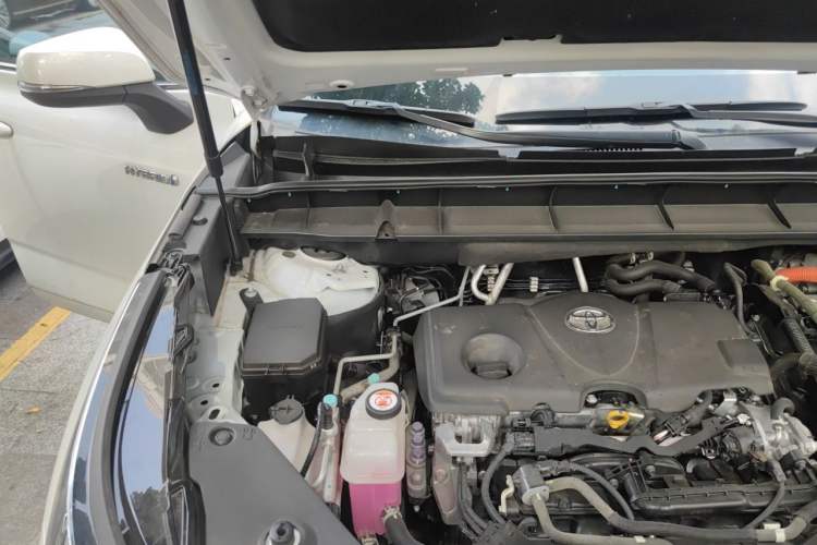Used Toyota Highlander 2022 Dual-Engine 2.5L Four-Wheel Drive Prestige Version 7 Seats Engine Bay Right