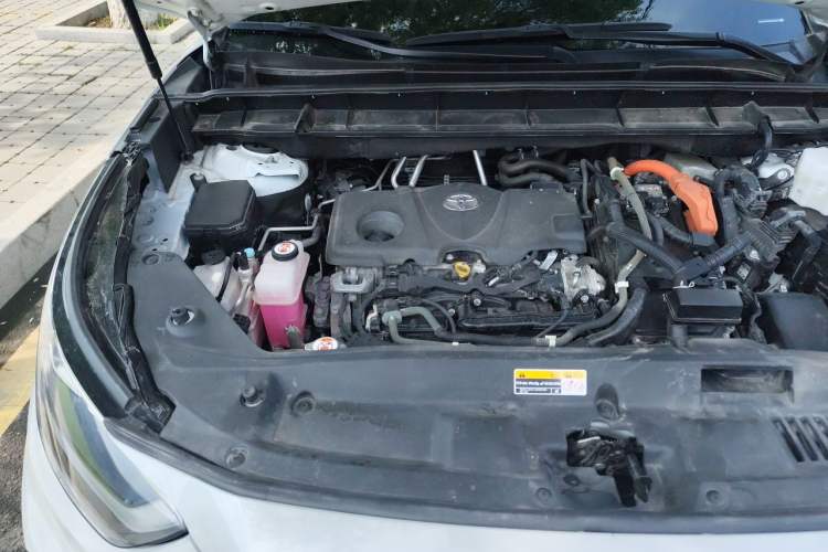 Used Toyota Highlander 2022 Dual-Engine 2.5L Four-Wheel Drive Prestige Version 7 Seats Engine Bay Right
