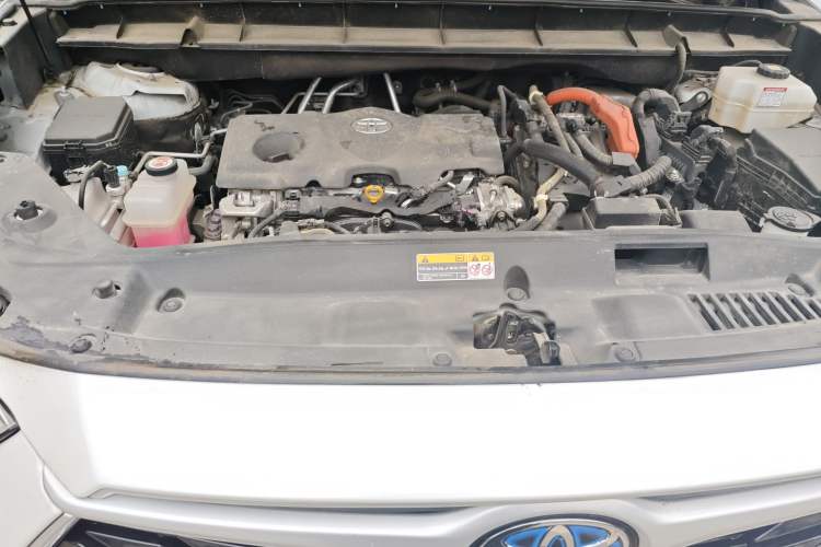 Used Toyota Highlander 2022 Dual-Engine 2.5L Four-Wheel Drive Prestige Version 7 Seats Engine Bay