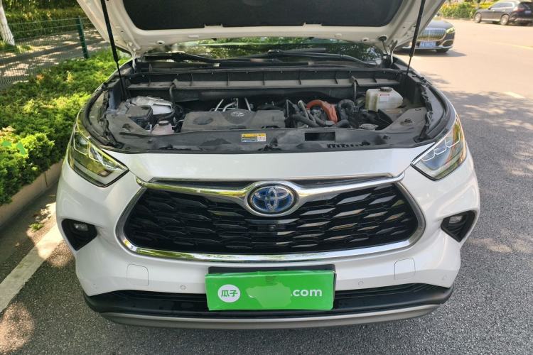 Used Toyota Highlander 2022 Dual-Engine 2.5L Four-Wheel Drive Supreme Edition 7-Seater Engine Bay