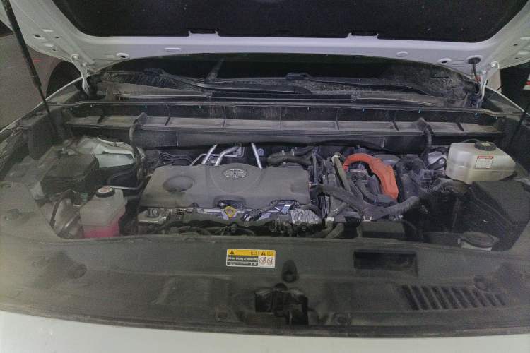 Used Toyota Highlander 2022 Dual-Engine 2.5L Four-Wheel Drive Supreme Edition 7-Seater Engine Bay