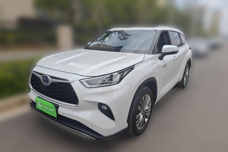 Used Toyota Highlander 2022 Dual-Engine 2.5L Four-Wheel Drive Prestige Version 7 Seats Front Left 45 Deg