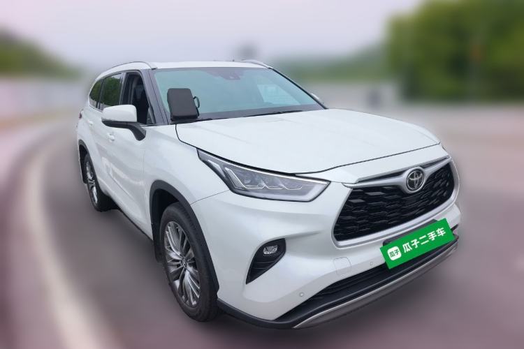 Used Toyota Highlander 2022 380T Four-Wheel Drive Prestige Edition 7-Seater Front Right 45 Deg