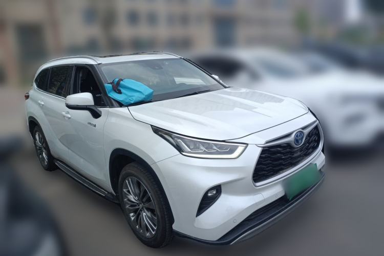 Used Toyota Highlander 2022 Dual-Engine 2.5L Four-Wheel Drive Prestige Version 7 Seats Front Right 45 Deg
