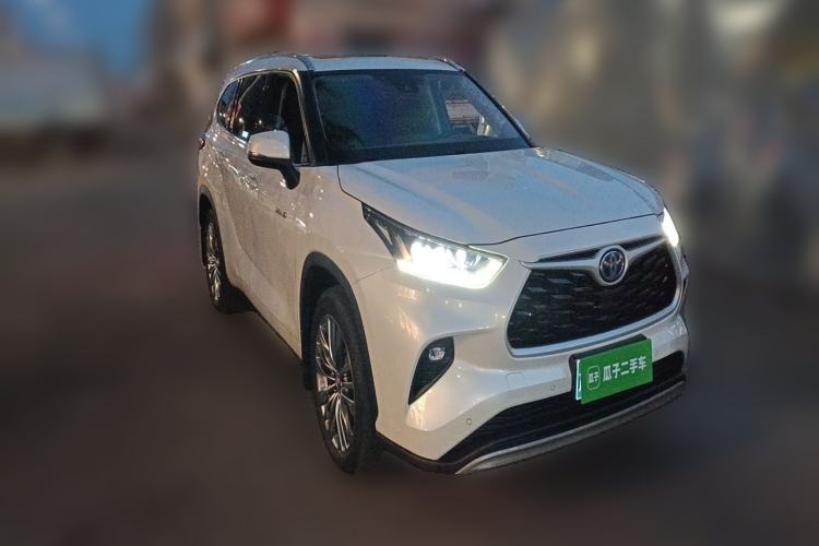 Used Toyota Highlander 2022 Dual-Engine 2.5L Four-Wheel Drive Supreme Edition 7-Seater Front Right 45 Deg