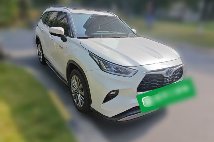 Used Toyota Highlander 2022 Dual-Engine 2.5L Four-Wheel Drive Prestige Version 7 Seats Front Right 45 Deg
