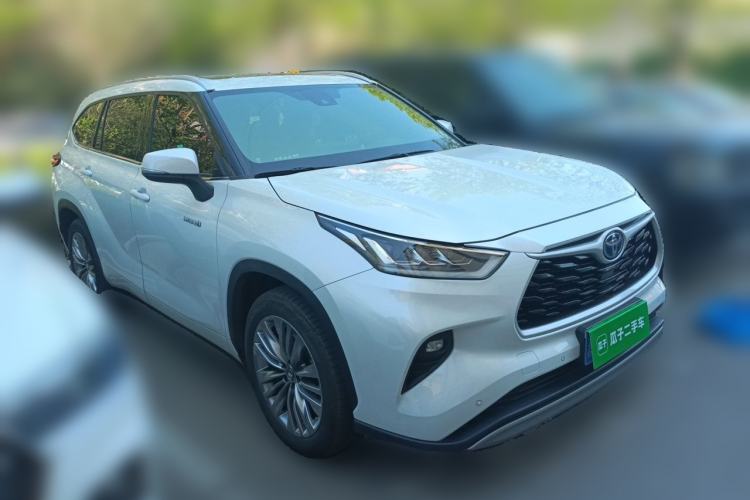 Used Toyota Highlander 2022 Dual-Engine 2.5L Four-Wheel Drive Prestige Version 7 Seats Front Right 45 Deg