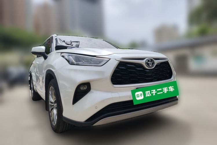 Used Toyota Highlander 2022 380T Four-Wheel Drive Prestige Edition 7-Seater Front Right 45 Deg