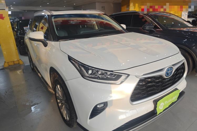 Used Toyota Highlander 2022 Dual-Engine 2.5L Four-Wheel Drive Prestige Version 7 Seats Front Right 45 Deg