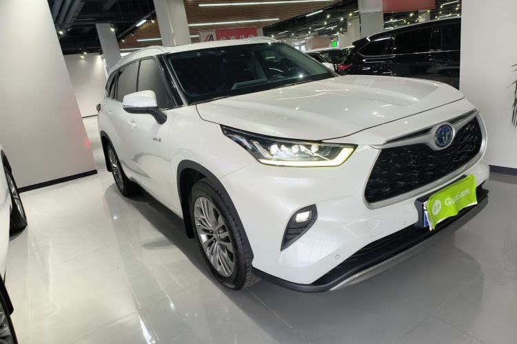 Used Toyota Highlander 2022 Dual-Engine 2.5L Four-Wheel Drive Prestige Version 7 Seats Front Right 45 Deg