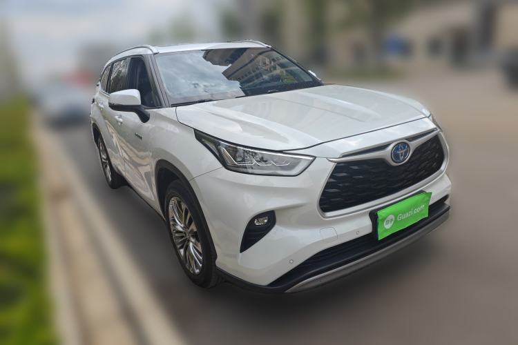 Used Toyota Highlander 2022 Dual-Engine 2.5L Four-Wheel Drive Prestige Version 7 Seats Front Right 45 Deg