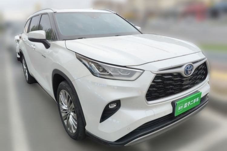 Used Toyota Highlander 2022 Dual-Engine 2.5L Four-Wheel Drive Prestige Version 7 Seats Front Right 45 Deg