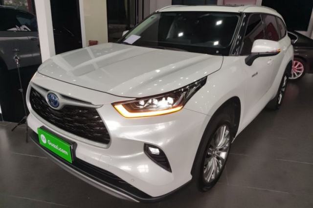 Used Toyota Highlander 2022 Dual-Engine 2.5L Four-Wheel Drive Prestige Version 7 Seats