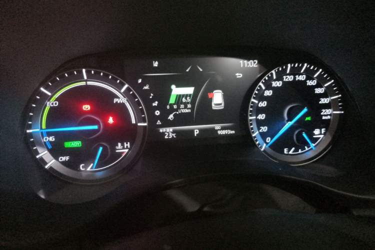 Used Toyota Highlander 2022 Dual-Engine 2.5L Four-Wheel Drive Prestige Version 7 Seats Instrument Cluster