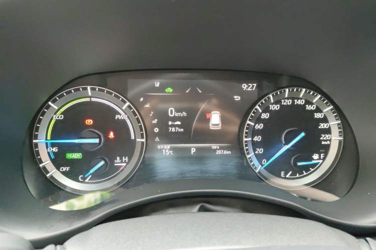 Used Toyota Highlander 2022 Dual-Engine 2.5L Four-Wheel Drive Prestige Version 7 Seats Instrument Cluster