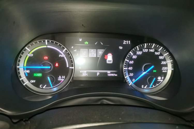 Used Toyota Highlander 2022 Dual-Engine 2.5L Four-Wheel Drive Supreme Edition 7-Seater Instrument Cluster