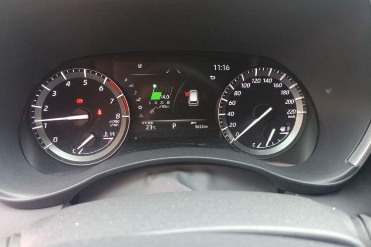 Used Toyota Highlander 2022 380T Four-Wheel Drive Prestige Edition 7-Seater Instrument Cluster