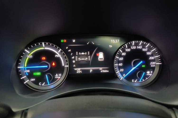 Used Toyota Highlander 2022 Dual-Engine 2.5L Four-Wheel Drive Prestige Version 7 Seats Instrument Cluster